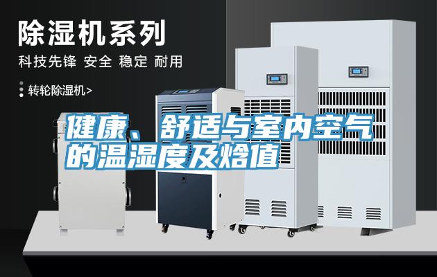 健康、舒適與室內空氣的溫濕度及焓值