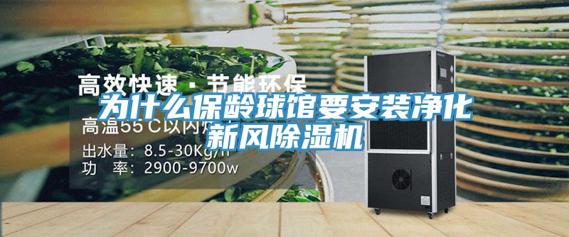 為什麽保齡球館要安裝淨化新風深夜福利视频网站