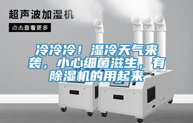 冷冷冷！濕冷天氣來襲，小心細菌滋生，有深夜福利视频网站的用起來