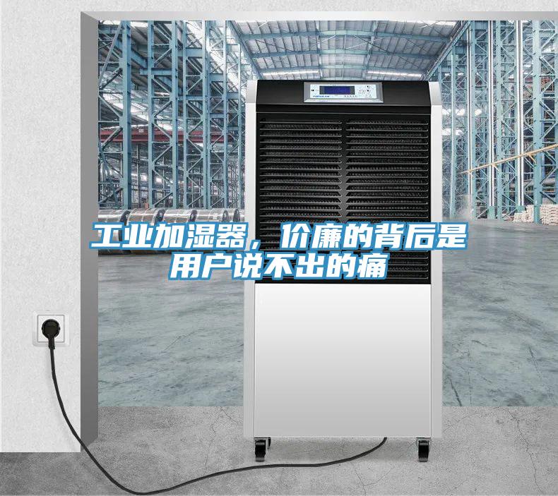 工業加濕器，價廉的背後是用戶說不出的痛