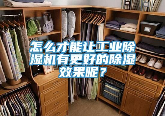 怎麽才能讓工業深夜福利视频网站有更好的除濕效果呢？
