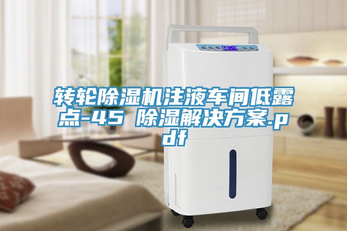 轉輪深夜福利视频网站注液車間低露點-45℃除濕解決方案.pdf